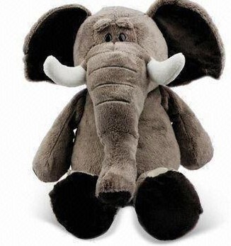 Quality Grey Elephent Plush Toy for sale
