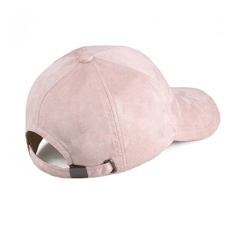 Fashion Suede Fitted Sports Dad Hats Promotional Items Metal Buckle Back Closure