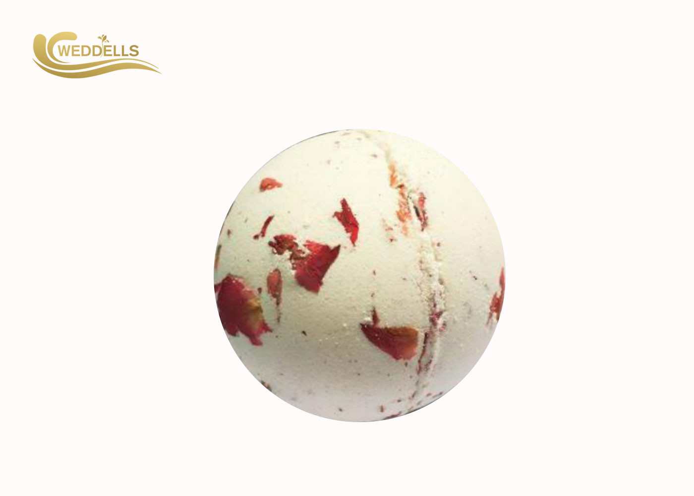 Dried Petal Bath Bomb Add Custom Sticker Fizzy Bath Bomb Free Samples Available