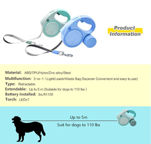 Foam Handle Reflective Dog Leash Heavy Duty Custom Braid Nylon Pet Dog Leash Rope