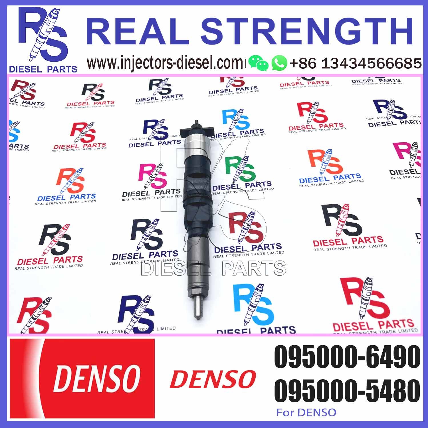 Common Rail Parts Injector 23670-51051 Diesel Fuel Injection Nozzle 095000-6490 For TOYOTA HILUX 1KD