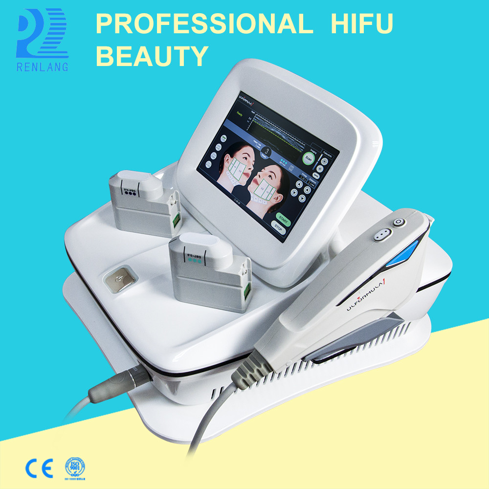 High Intensity Focused Ultrasound HiFu Beauty Machine For Wrinkle Removal