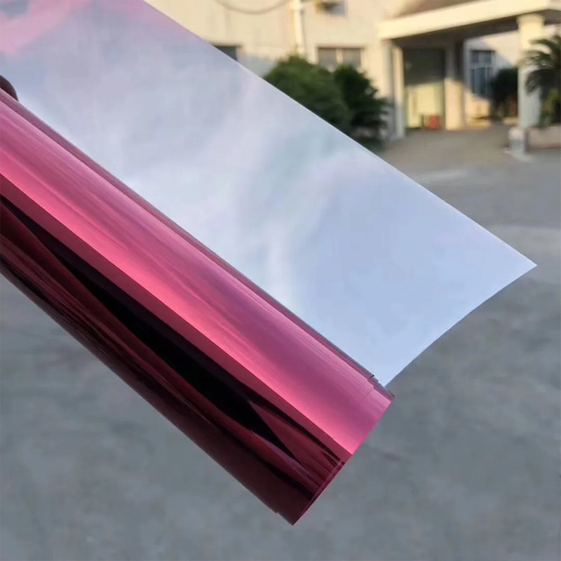 Glass PET Building Window Film Silver 20% VLT 2mil 1.52 X 30m