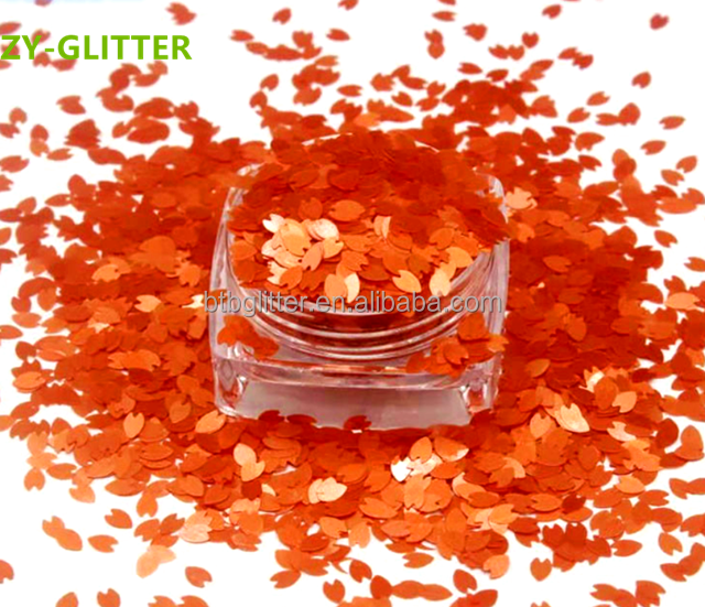 OEM Stock Polyester Holographic Silver Marahuana Leaf Glitter Shapes Party Shapes Advantage Stock OEM Advantage Party