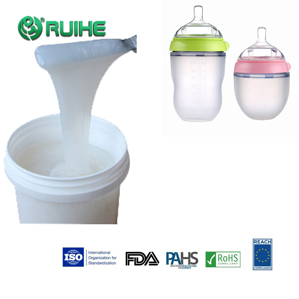 Hardness Food Grade Liquid Silicone Rubber 1000-100000 Cps Rubberized LSR Silicone Baby Teats