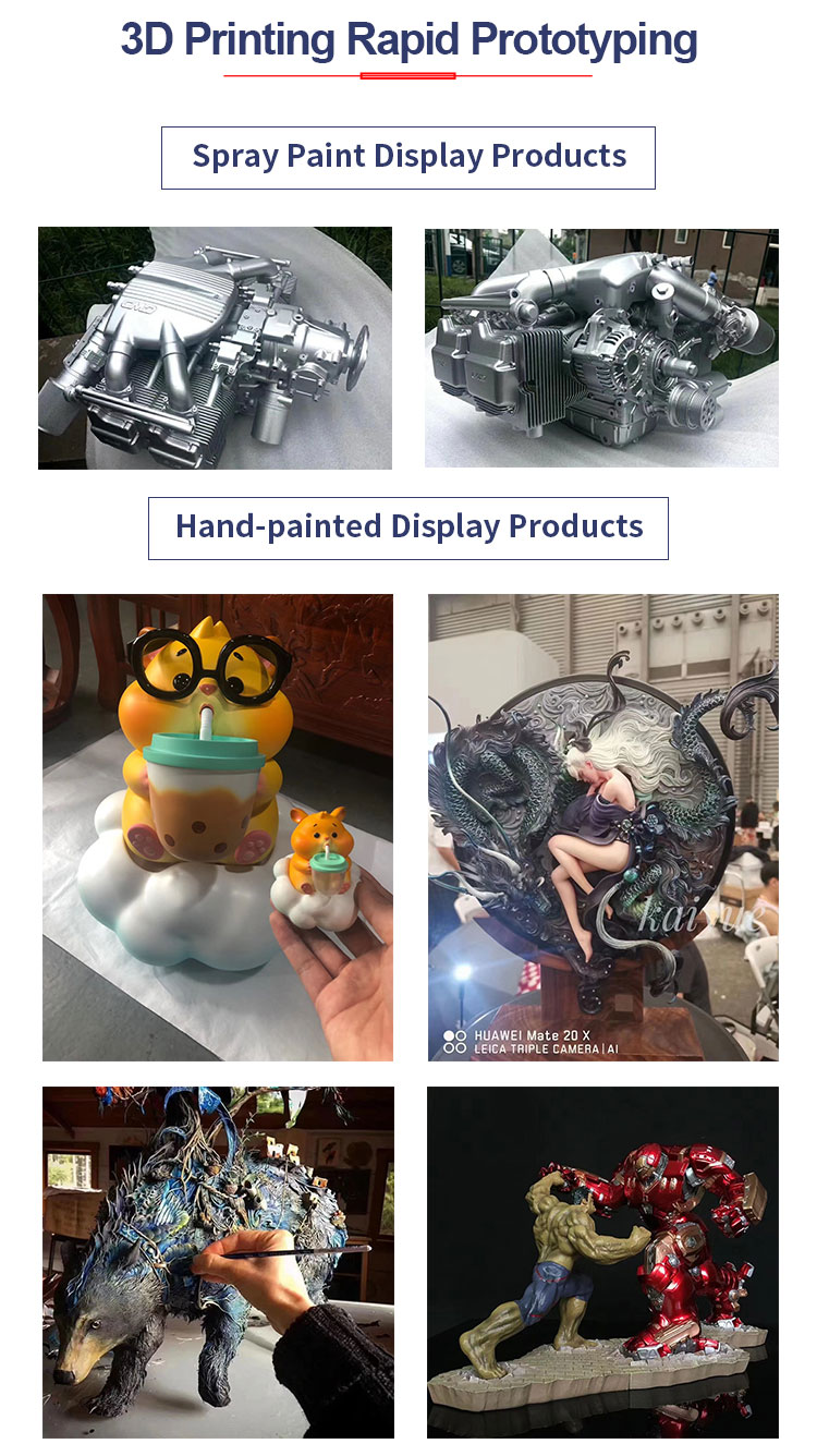 Prototype Resin 3D Printing Service Electroplating Service STL STP Drawing