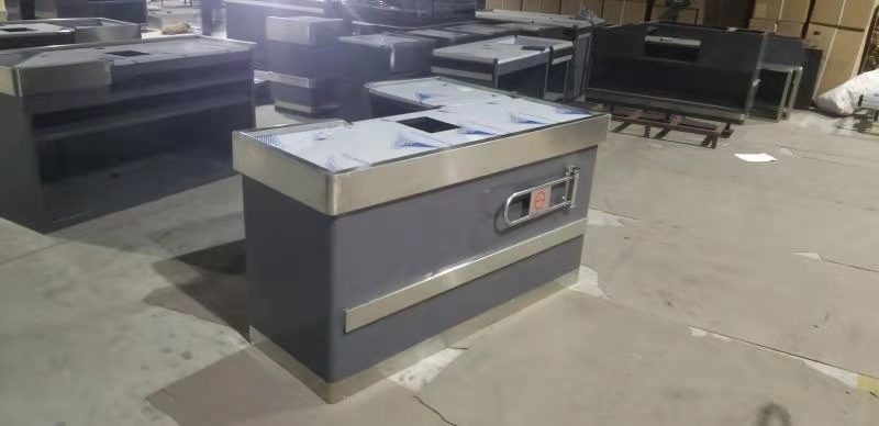 TGL Supermarket Checkout Counter For Grocery Store OEM Powder coating Surface