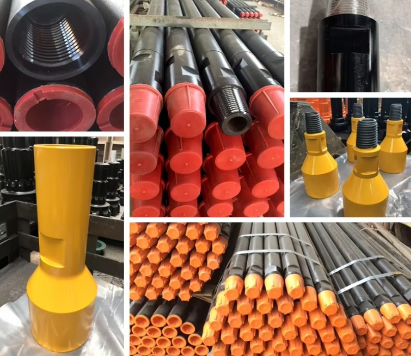 R780 Steel 2 7/8" API Mining Water Well Rock Drilling Rod Api Reg Dth Drill Rod For Sale 3 Meter 1.5m 2m