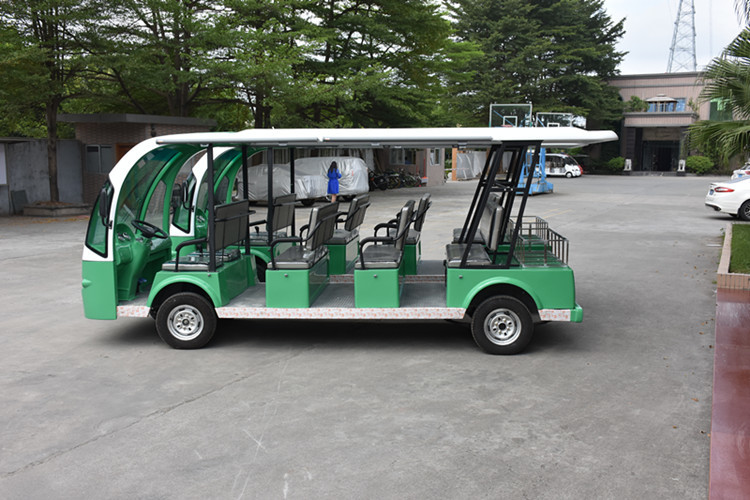 High Speed Electric Sightseeing Car / Electric Shuttle Bus For Railway Station