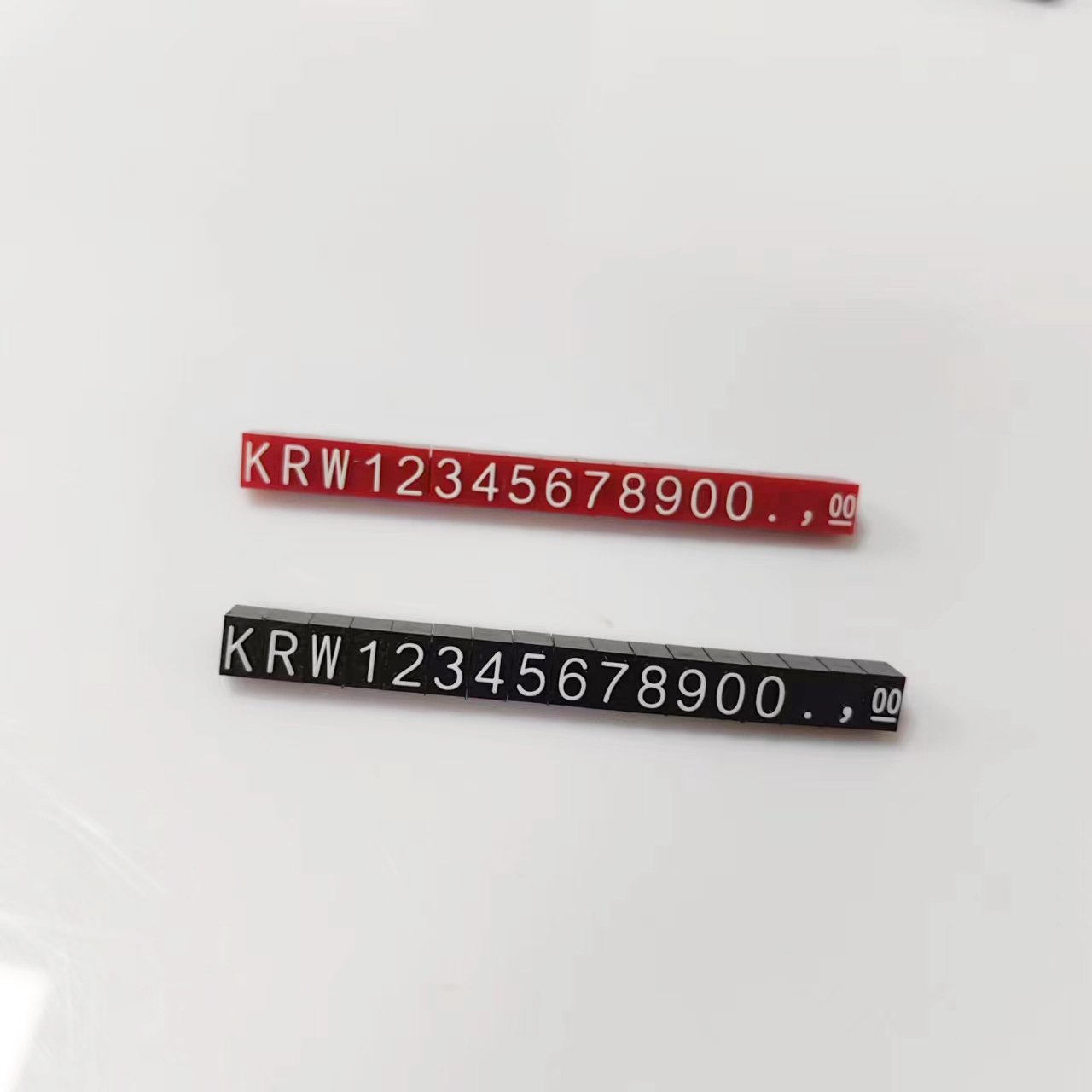 24 Alphabet Stick On Number Zero Tags For Retail Display And Jewelry Stand Combined