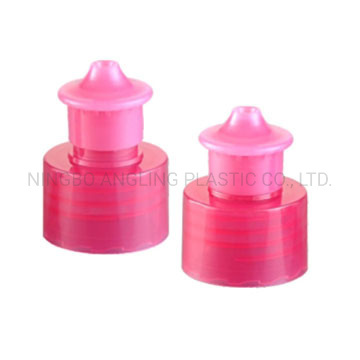 28mm 24mm Plastic Screw Push Pull Cap in Colors
