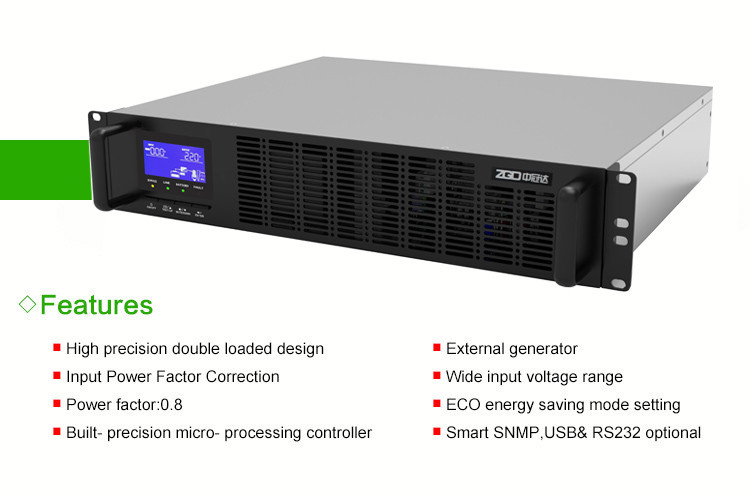 220V 1800w 2000va Rack Mount Battery Backup 19 Inch Systems