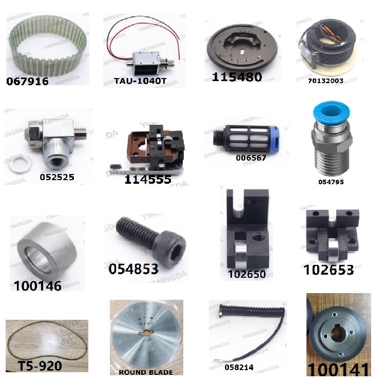 Pn 250-0402 Pivot Pin Tension Pulley For 504500141 GTXL Auto Cutter Parts