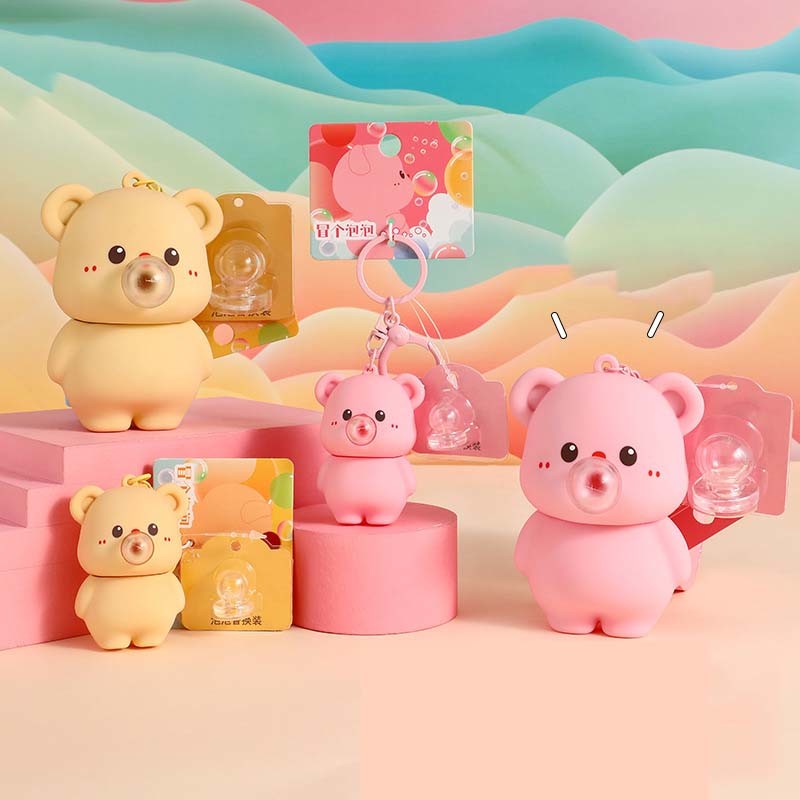 Soft Silicone Cartoon Keychain Perfect Accessory for Women's Wristlets