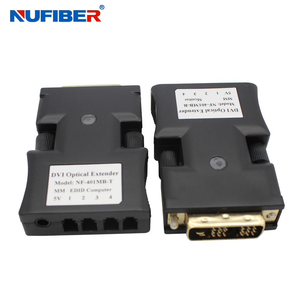 MM 4core LC 500m DVI To Fiber Extender With 1 Years Warranty