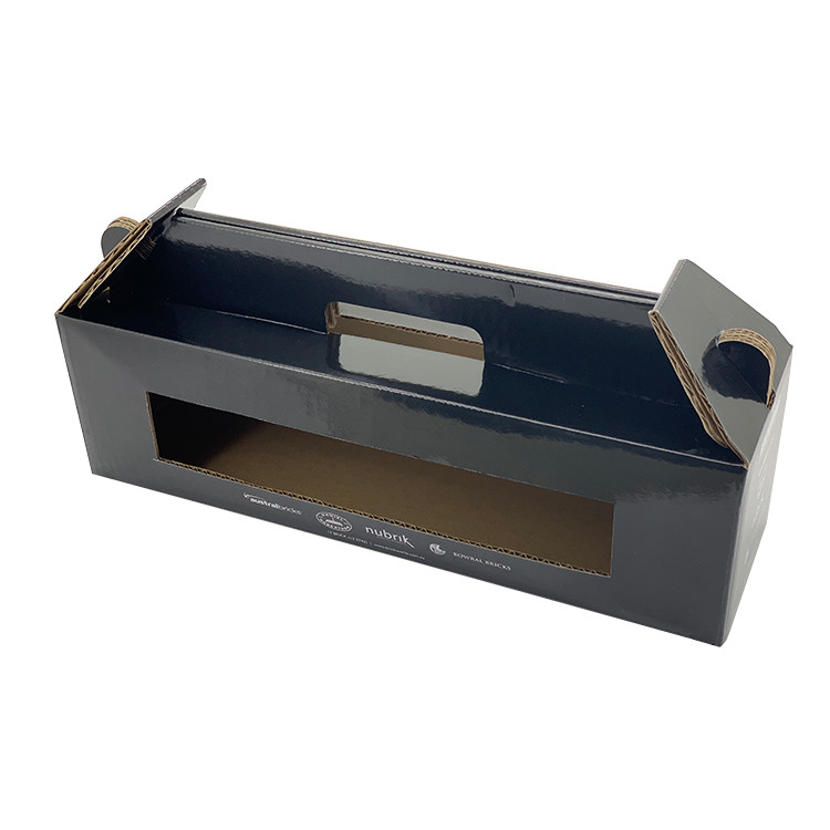 Carry Crate Kraft Corrugated Packaging Box Printing 13 Brick 40CMX12CMX12CM