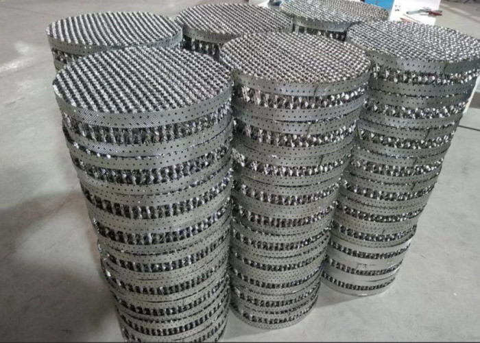 Industrial Metal Corrugated Packing High Capacity Thermal Separation Media