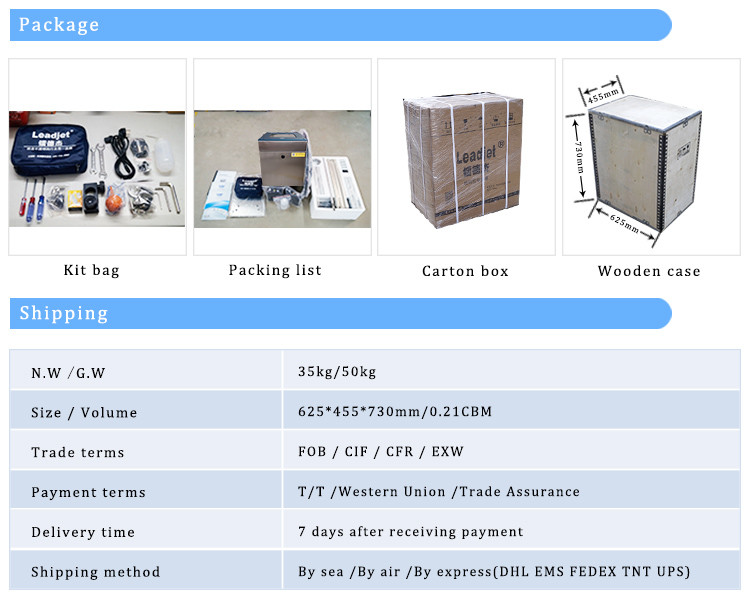 Batch Number Printing Machine Dry Fast Black Ink Industrial Inkjet Coder
