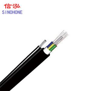 High Strength Aerial Cable 4 Core Fiber Optic Cable , Fiber Optic Armored Cable