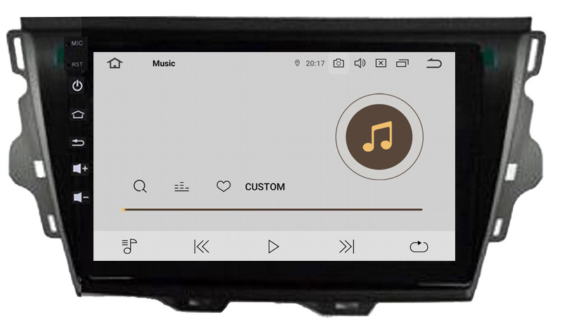 Ouchuangbo GPS navigation audio radio for Great wall voleex c30 2016 support BT MP3 mirror link android 9.0 OS 4+64