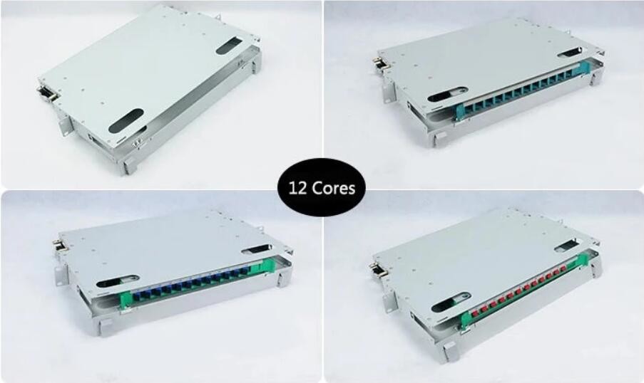 24 48 Port SC FC ST LC Optical Fiber Distribution Frame