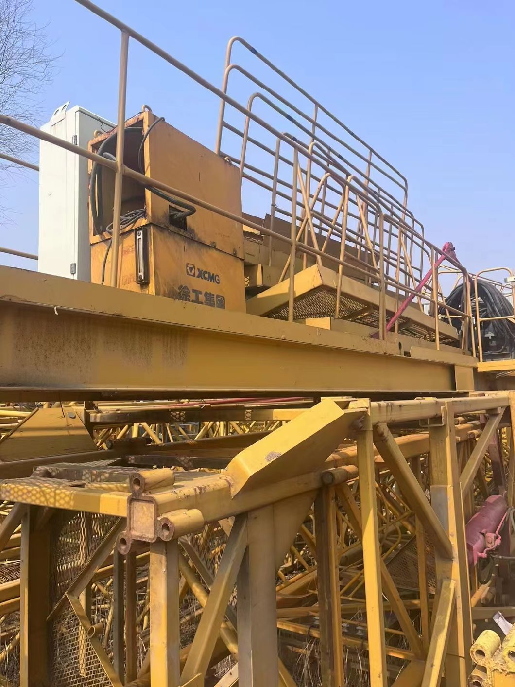 X Cmg Used Small Tower Crane Sold in 2018