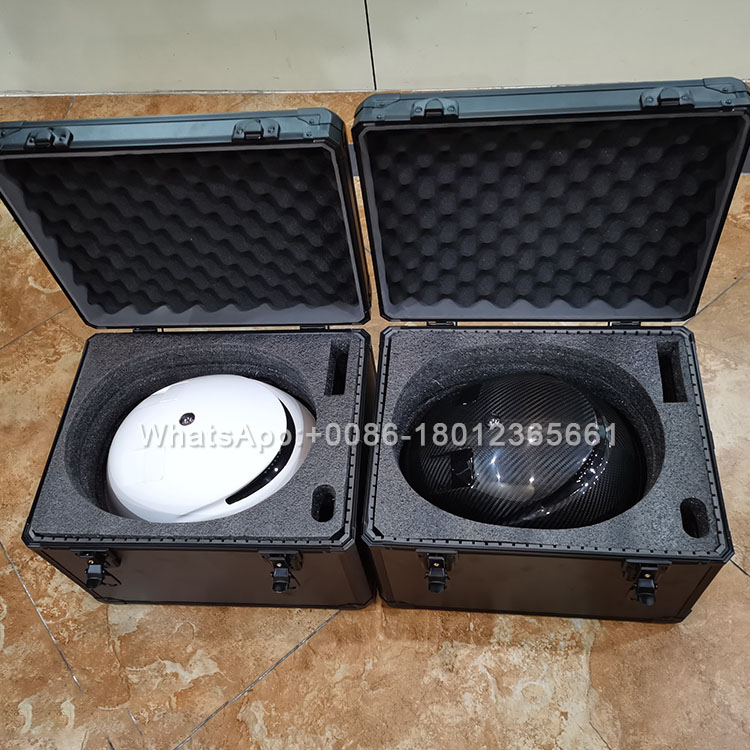 Facial Recognition 384x288 AI Thermal Imaging Smart Helmet