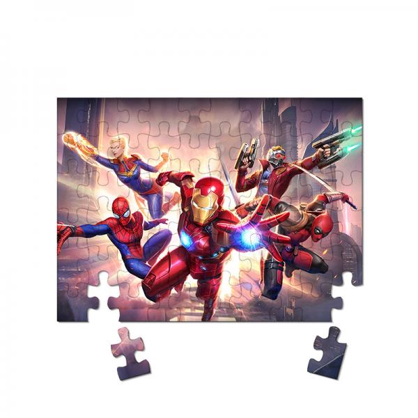 Cute animal 0.6mm PET 3D Lenticular Jigsaw Puzzles For Kid / 3d Puzzles Game