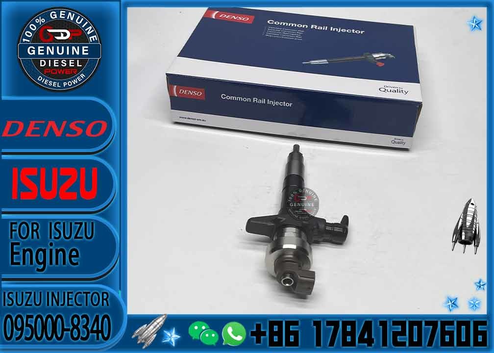Genuine Diesel Fuel Injector 095000-8340 For 4JJ1 3.0L 8981066932, 8-98106693-2, 8981066931, 8981066930