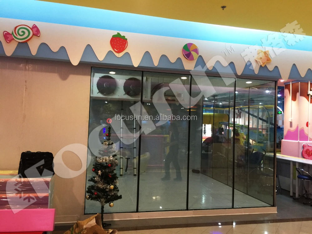 1000kg Ice Storage Capacity Artificial Snow Making Machine Design Real Snow Feeling