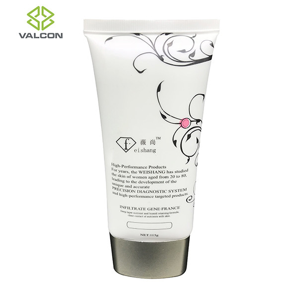 40 MM Empty Cosmetic Tubes Gold UV Cap , Skincare Cream Tube Packaging