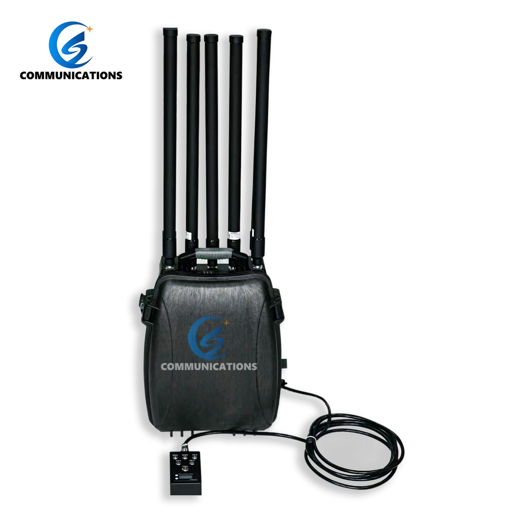 Portable Backpack Drone Defense Signal Detector Anti Drone Jammer System For Protection