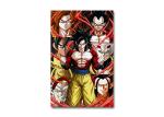 PET Lenticular Flip 3D Lenticular Triple Transition Dragon Ball Goku Anime