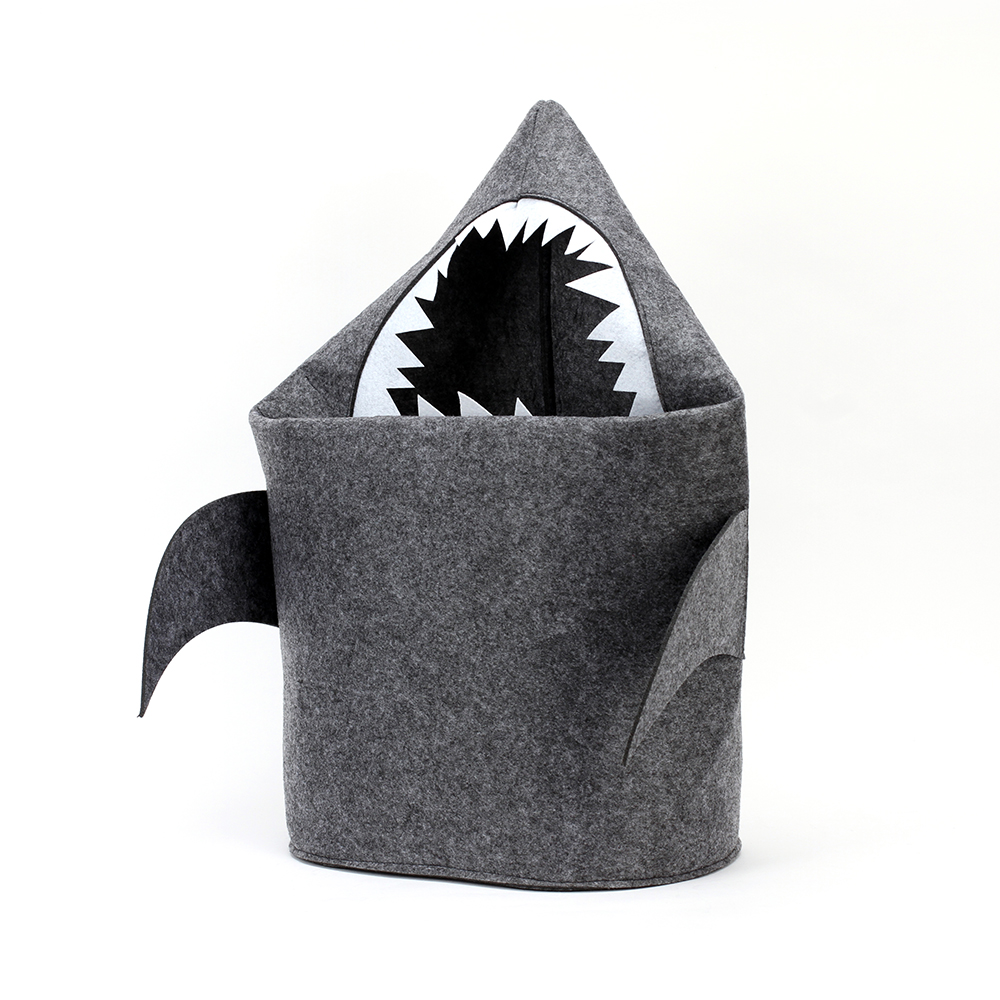 Eco Friendly Kids Custom Logo Folding Felt Cool Laundry Basket For Storage