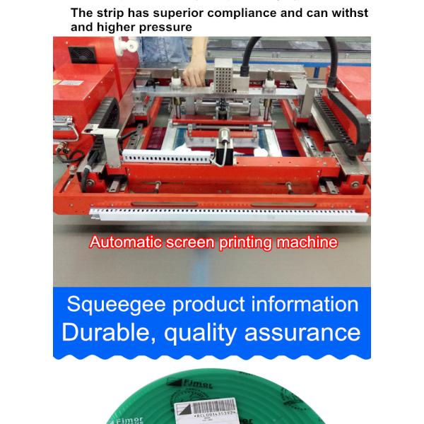 French FIMOR screen printing scraper / strip / rubber 50 * 9 / 65 degrees / 70 degrees / 75 degrees / 80 degrees