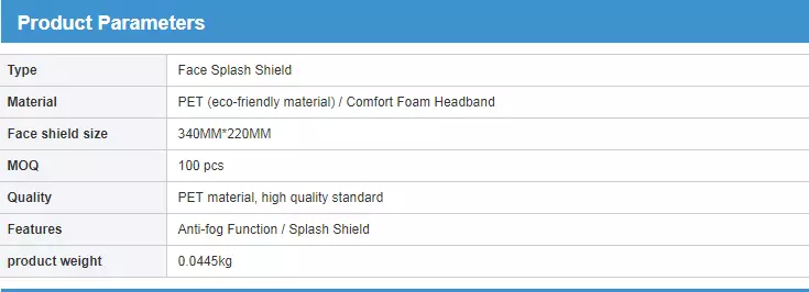 0.2mm China mufacturer Disposable anti fog sheet pet plastic