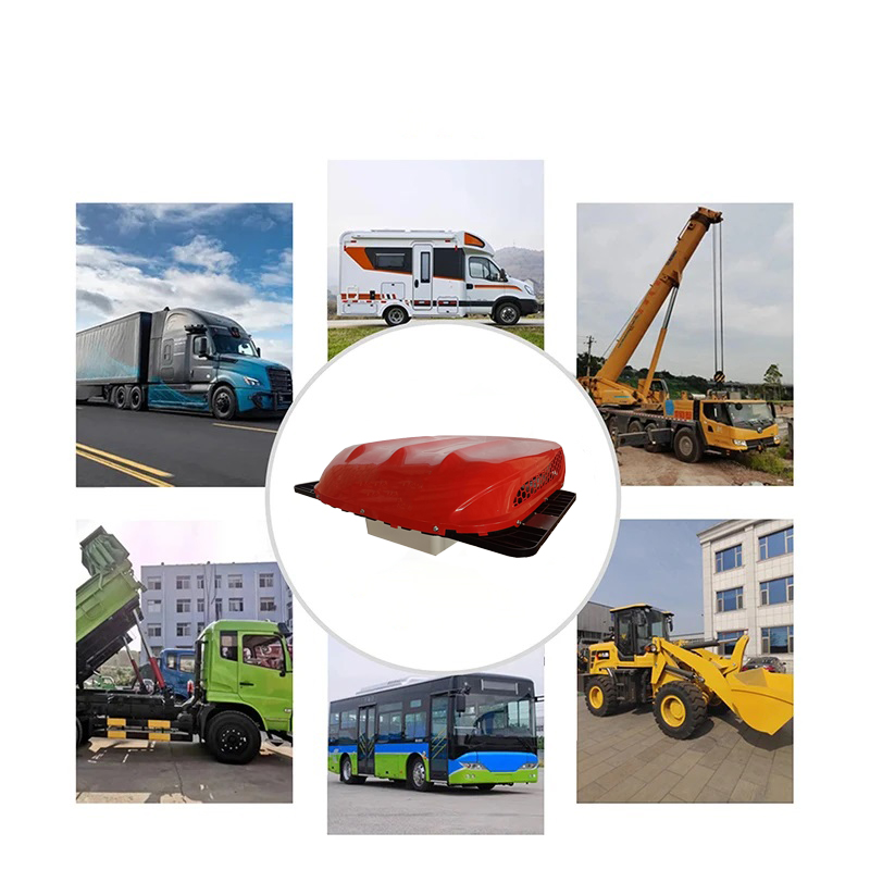 24V Cooler Excavator Bus Rv Campervan Car 24v DC Air Conditioner For Truck