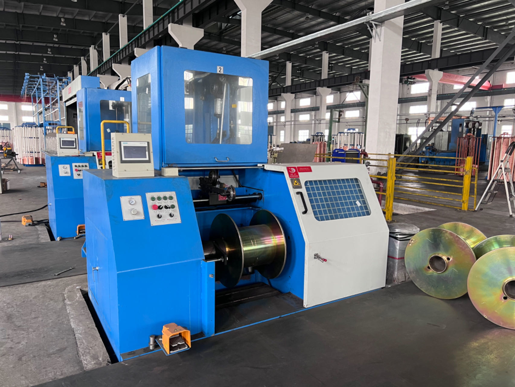 High Speed Copper Wire Bunching Machine With Automatic Tension Control