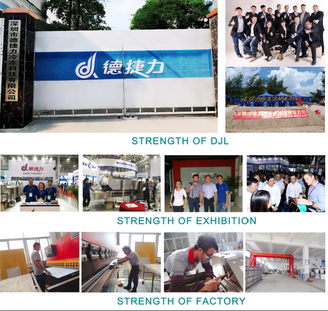 DJL liquid nitrogen cabinet batch shock freezer for steamed stuffed bun/baozi