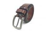 Men's Casual Leather Belt / 100% Soft Top Grain Genuine Leather Embossed Wavy