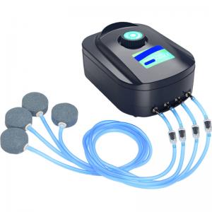 China Aquarium 4 Outlet Quiet Air Oxygen Pump Fish Tank Aerator Pump With Air Stone on sale