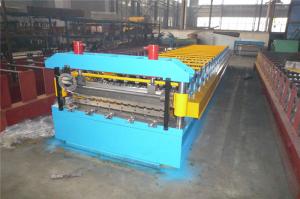 Buy cheap Manual Decoiler Liner Panel Profile Roll Forming Machine 5.5kw Drive By Chain product