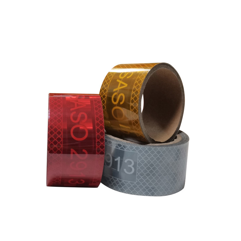 Hi Viz Micro Prismatic 6 Inch Reflective Tape Roll Waterproof For Trailers