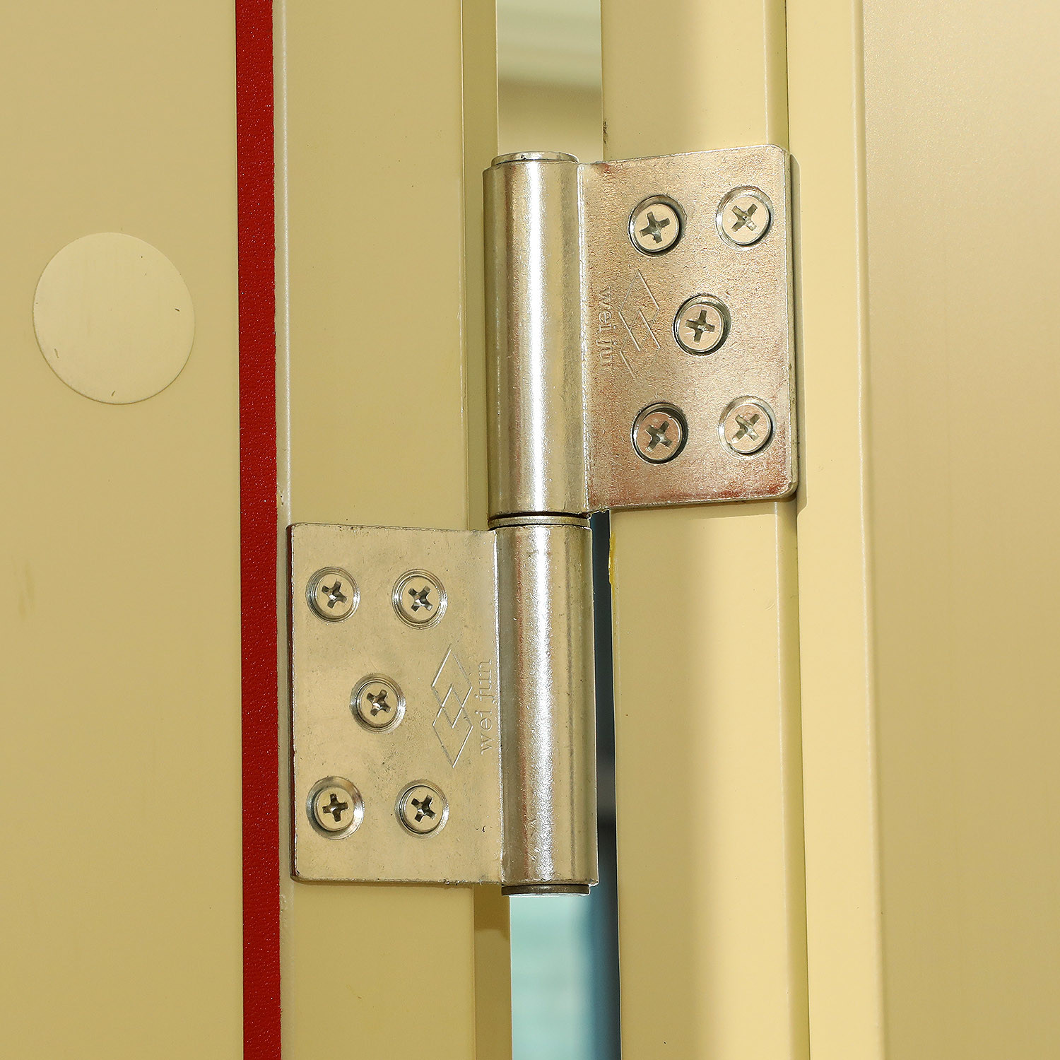 Standard Size 42mm Leaf Fire Rated Steel Doors Commercial UL Listed