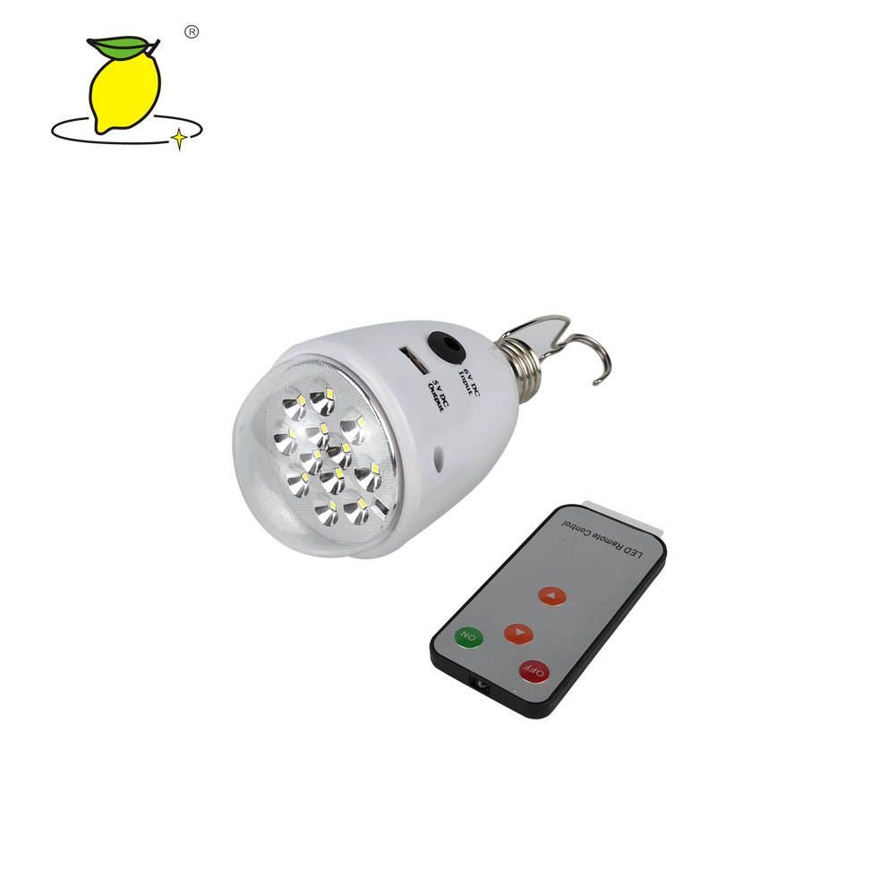 Solar Rechargeable Camping Lights 2.4W For Outdoor Accommodation