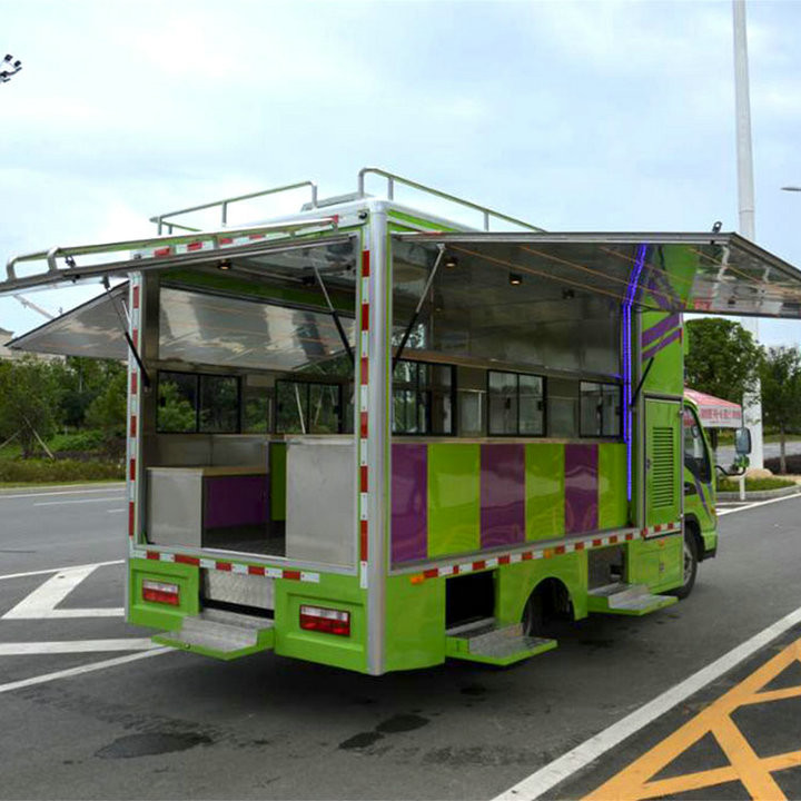 JAC Multi Function Mobile Kitchen Truck / Movable Food Catering Truck