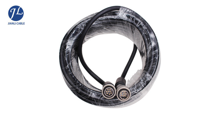 8Pin Aviation Connector S-Video Extension Cable For Car Reversing Camera Kits
