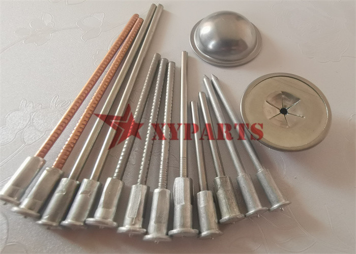 Ship Building M3x90mm Length Copper Steel Bimetal Pins With Aluminum Weld Base