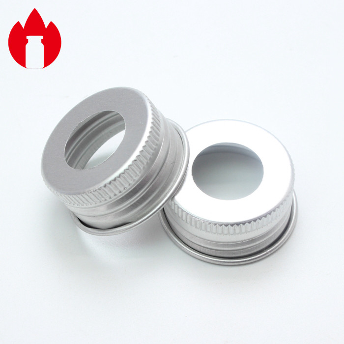 28mm Threaded Aluminum Cap For Glass Screw Bottle