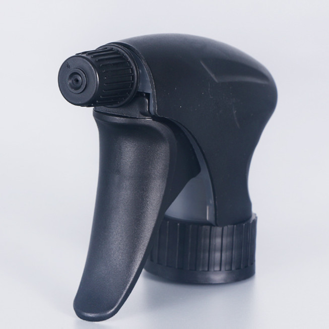 PP Black 24MM Plastic Spray Nozzle Trigger White Prevent Water Leakage